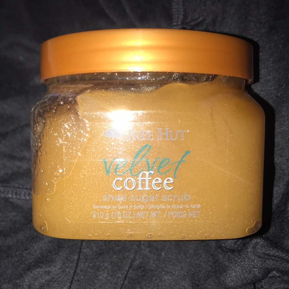 tree hut velvet coffee body scrub